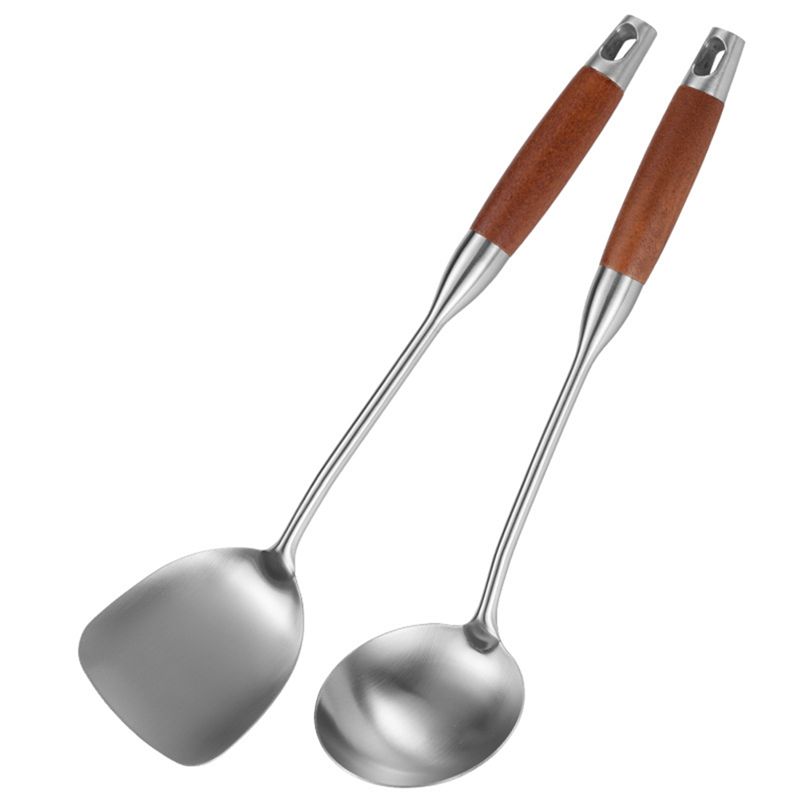 Wok Carbon Steel - Spatola in acciaio inossidabile M12K per