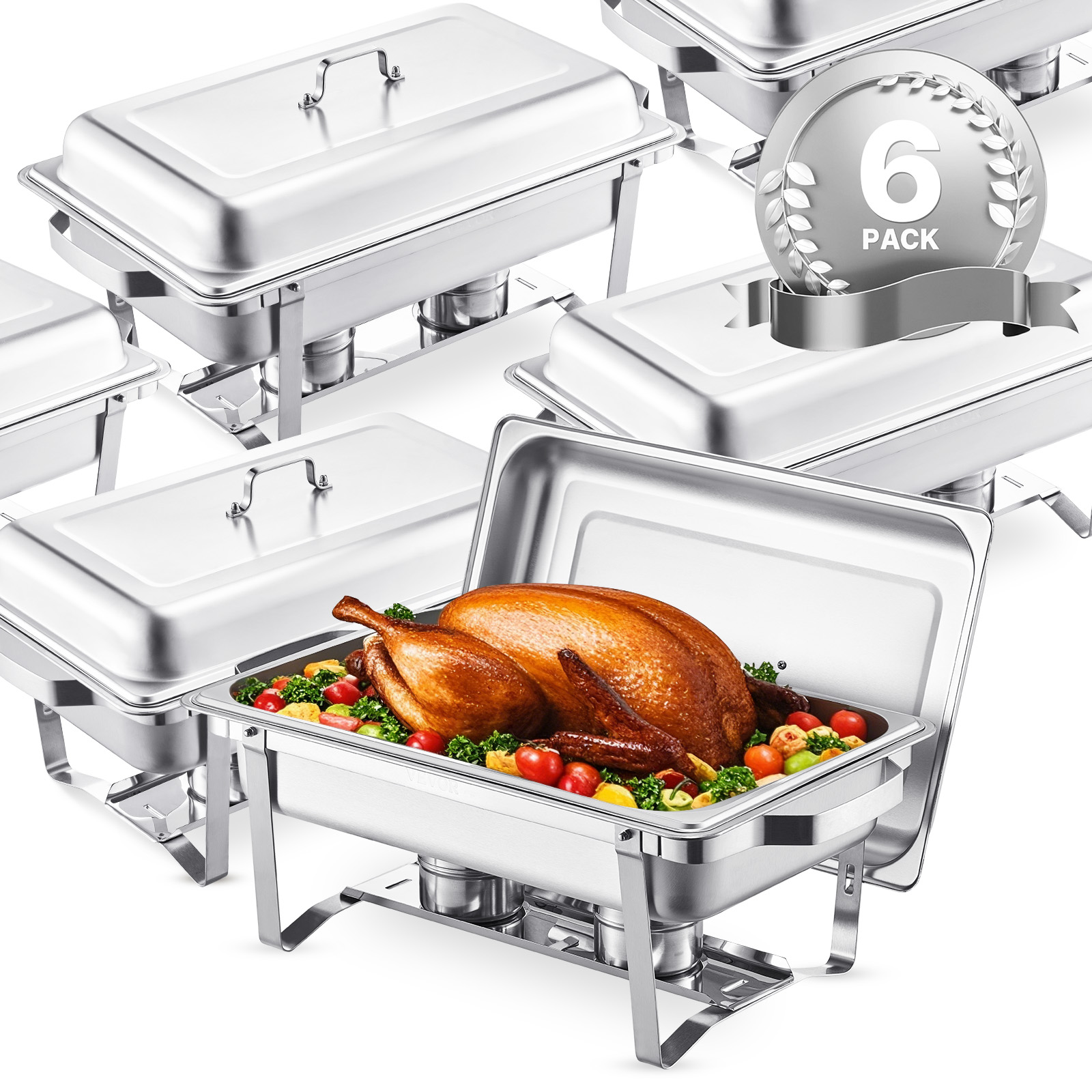 Paella Pan Steel - SucceBuy Set Buffet da 8 Qt