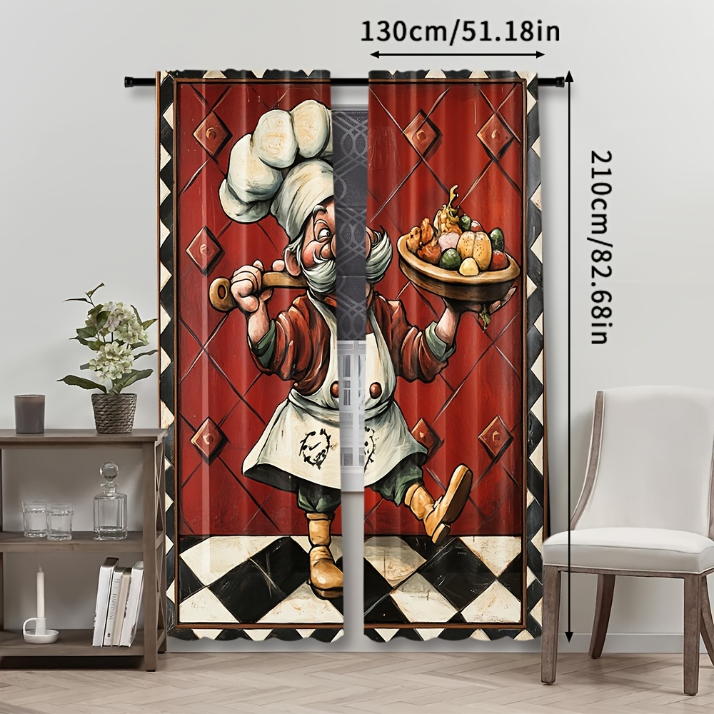 Tende da cucina a tema chef, s - Home Cooking In French recensione e prezzo