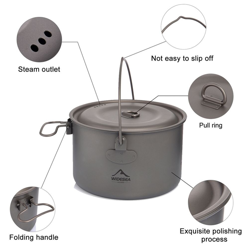 Widesea Stoviglie da campeggio - Paella Pan Steel recensione e prezzo