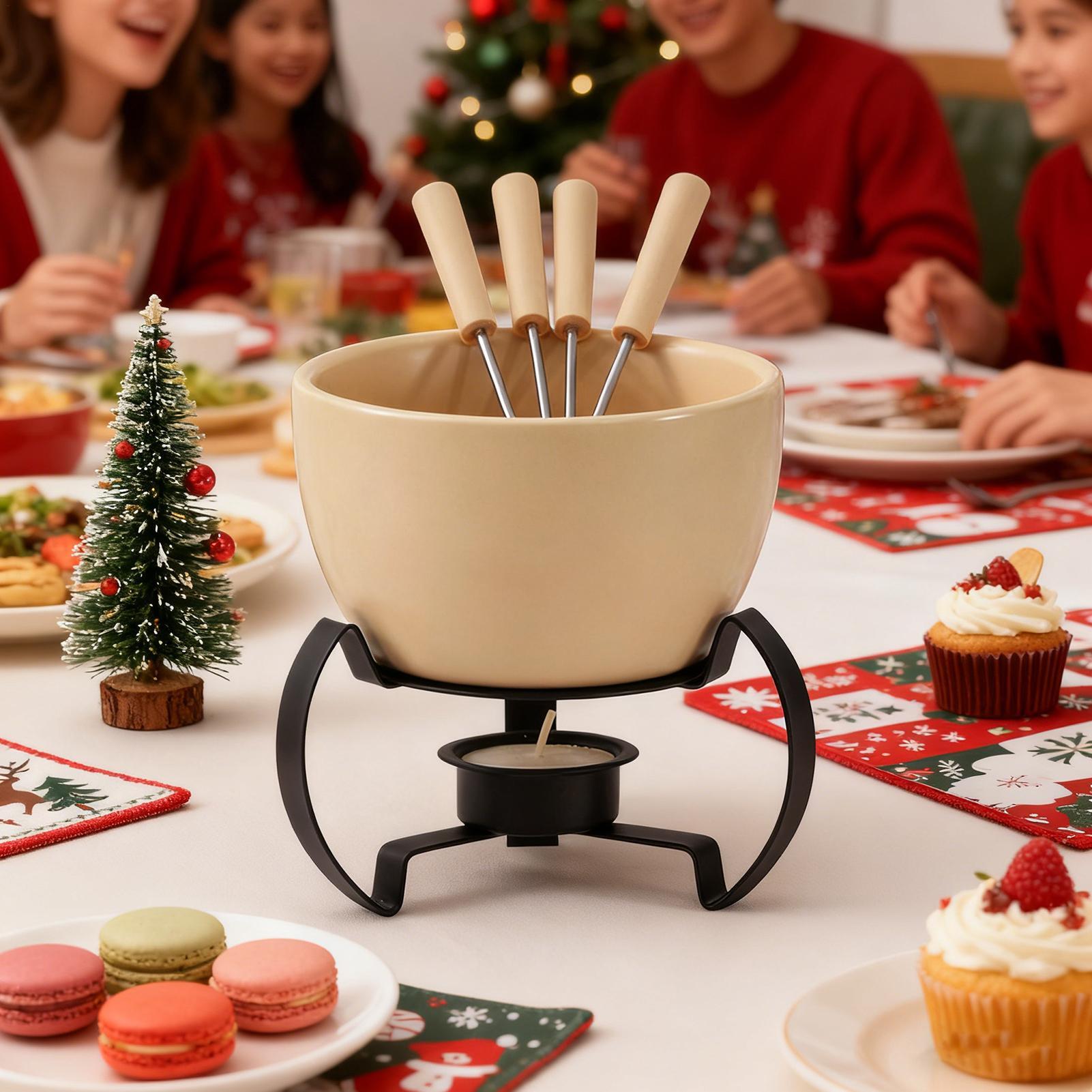 Set di mini tazze per fonduta  - Fondue Pot Ceramic recensione e prezzo