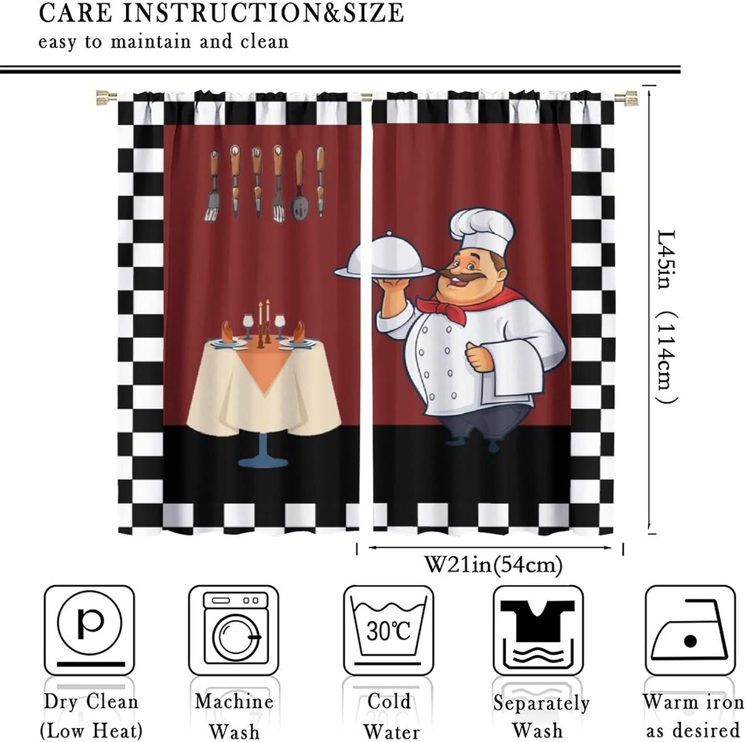 Tende da cucina Fat Chef, tend - Home Cooking In French recensione e prezzo