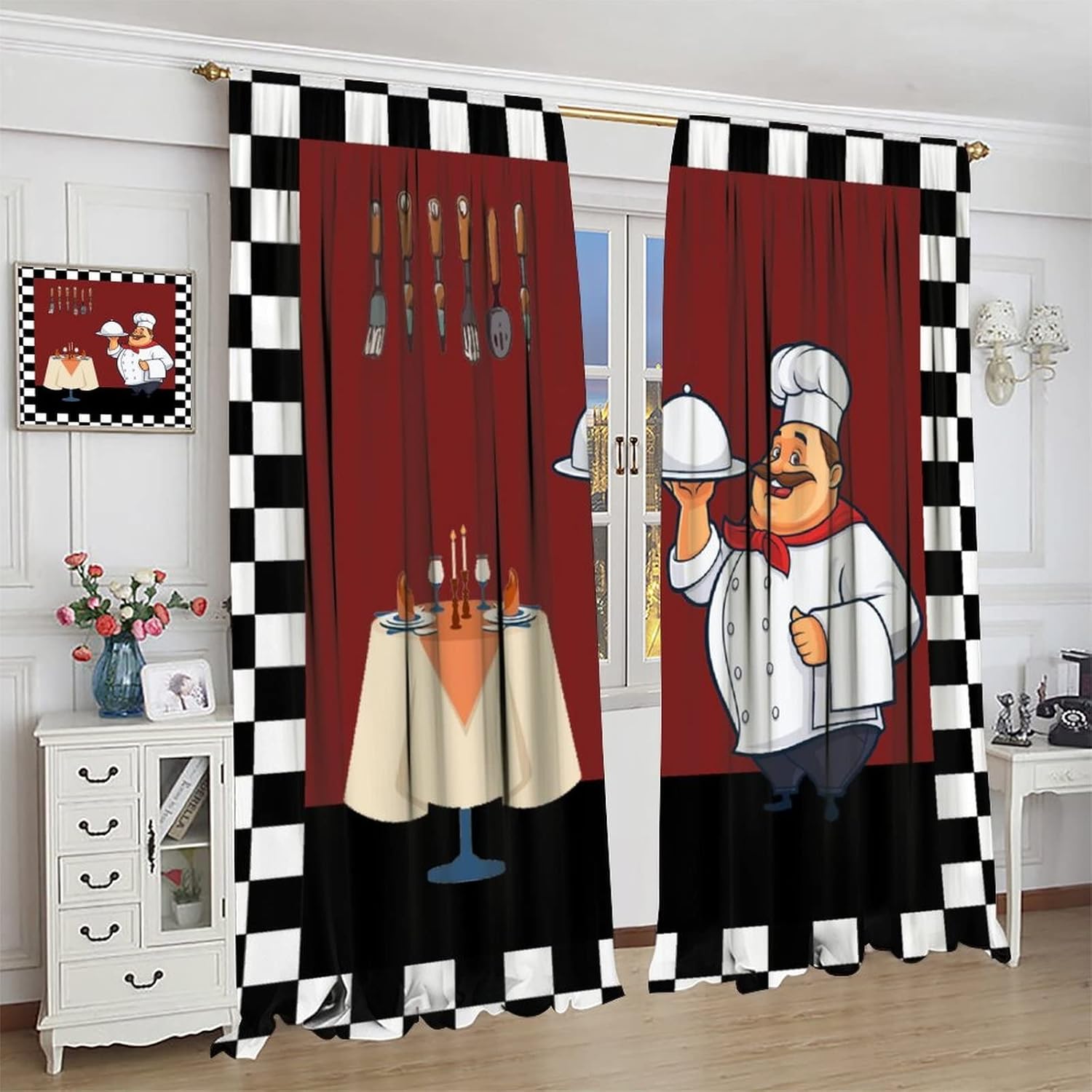Tende da cucina Fat Chef, tend - Home Cooking In French recensione e prezzo