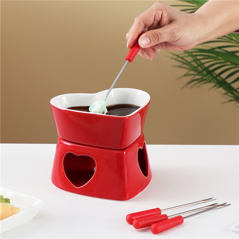 Set di pentole per fonduta a f - Fondue Pot Ceramic recensione e prezzo