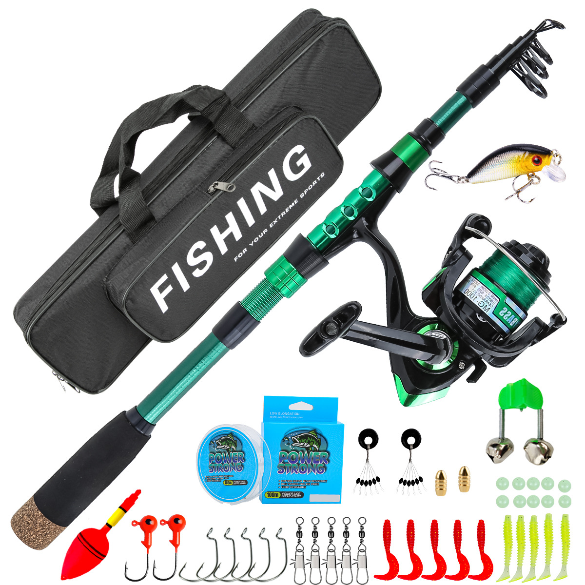 Canna da Pesca Telescopica in  - Wok Carbon Steel recensione e prezzo